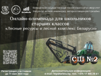 Онлайн-Олимпиада «Лесные ресурсы и лесной комплекс Беларуси»